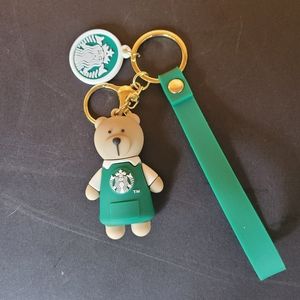 SB cute bear Keychain, green